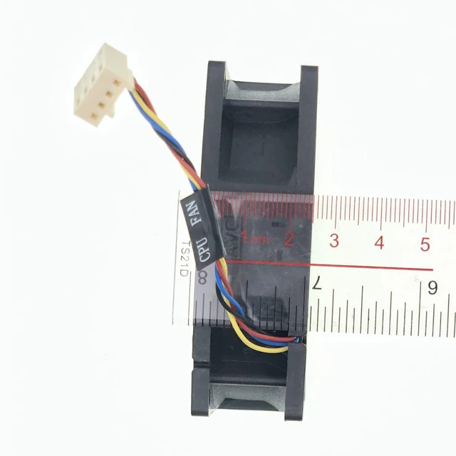 Alt view image 5 of 6 - New Case cooling fan for Dell XPS 8100 Inspiron 580 580s, AVC DS08025R12U size:80mm x 25mm 8025, 4-Pin 4-Wire DC12V 0.70A