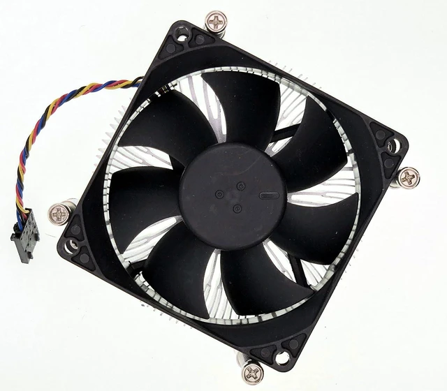 Alt view image 2 of 7 - CPU Heatsink fan for Dell Dell Vostro 230 Optiplex 7010 9010 3020 9020 MT Desktop 95W P/N: 089R8J 5Pin 4-wire