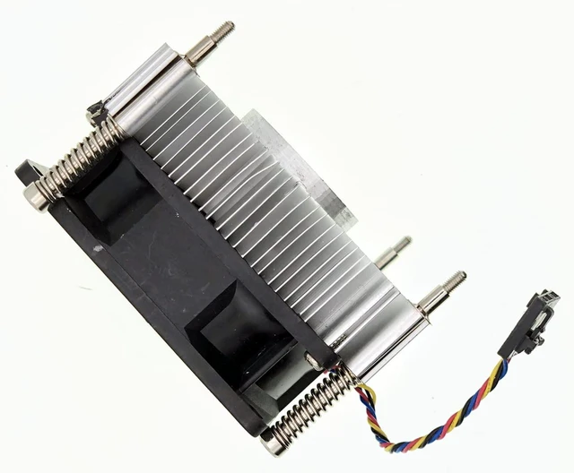 Alt view image 3 of 7 - CPU Heatsink fan for Dell Dell Vostro 230 Optiplex 7010 9010 3020 9020 MT Desktop 95W P/N: 089R8J 5Pin 4-wire