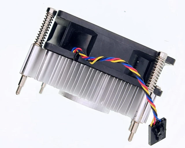 Alt view image 5 of 7 - CPU Heatsink fan for Dell Dell Vostro 230 Optiplex 7010 9010 3020 9020 MT Desktop 95W P/N: 089R8J 5Pin 4-wire