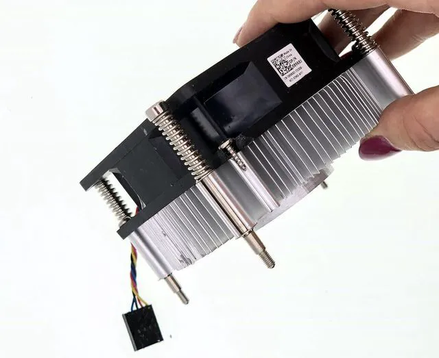 Alt view image 7 of 7 - CPU Heatsink fan for Dell Dell Vostro 230 Optiplex 7010 9010 3020 9020 MT Desktop 95W P/N: 089R8J 5Pin 4-wire