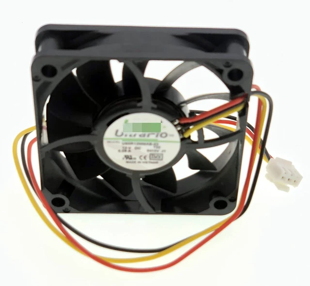 Alt view image 3 of 7 - Replacement Cooling fan DLP CHIP'S Fan for Mitsubishi TV 299P382010 WD-73642 WD-73742 WD-73842 WD-73C12 WD-82742 WD60C10 WD73C10 WD60638 U60R12MMAB-53 GM1206PHV2-A 6015 DC12V 0.09A 60×60×15MM