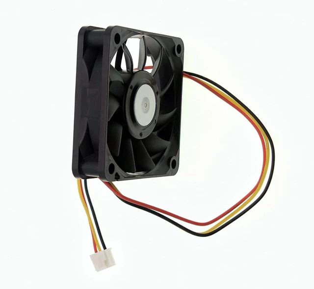 Alt view image 7 of 7 - Replacement Cooling fan DLP CHIP'S Fan for Mitsubishi TV 299P382010 WD-73642 WD-73742 WD-73842 WD-73C12 WD-82742 WD60C10 WD73C10 WD60638 U60R12MMAB-53 GM1206PHV2-A 6015 DC12V 0.09A 60×60×15MM