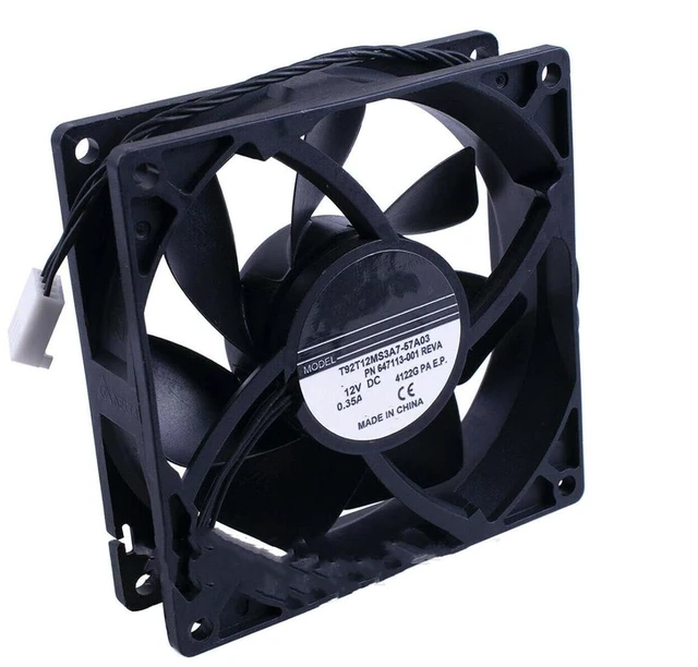 Main image of New Heatsink Fan 647113-001 for HP Z420 Z440 Z620 Z840 Z820 Z800,Workstation Front Case Fan Assembly 749598-001 782506-001 DC 12V 0.35A Size: 90x90x25mm 4-Wire 4-pin