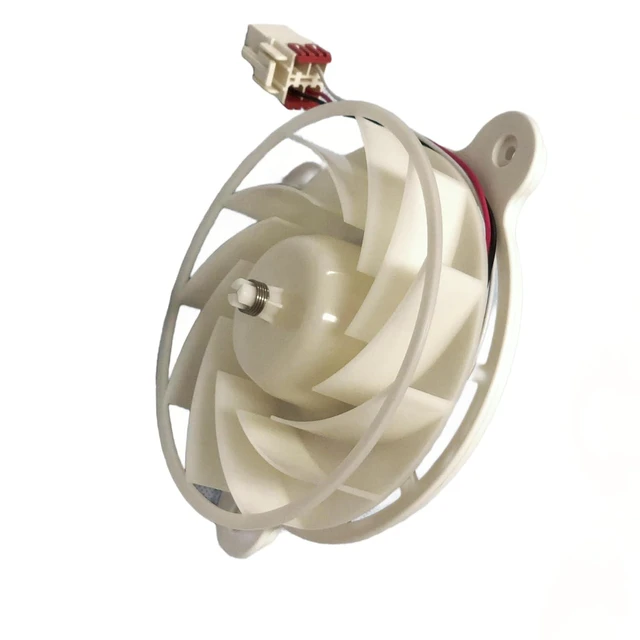 Alt view image 2 of 7 - Upgraded DA31-00287B Refrigerator Evaporator Fan Motor Compatible with Samsung Refrigerator Replaces DA31-00334A DA96-00968A 3954921 AP5948644 PS9494284 DC12V 0.21A
