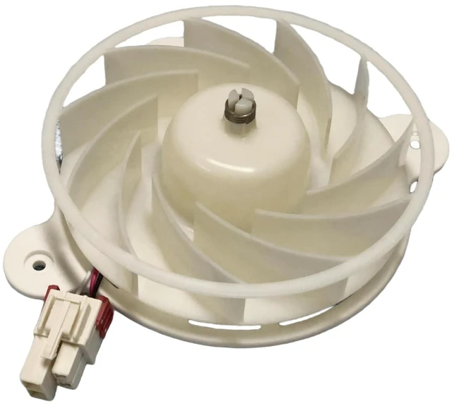 Alt view image 6 of 7 - Upgraded DA31-00287B Refrigerator Evaporator Fan Motor Compatible with Samsung Refrigerator Replaces DA31-00334A DA96-00968A 3954921 AP5948644 PS9494284 DC12V 0.21A