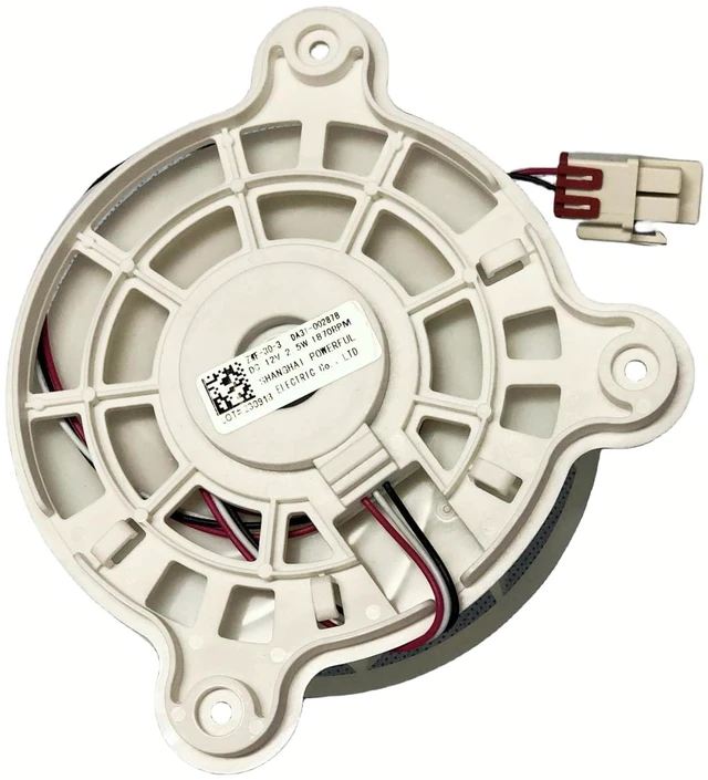 Alt view image 7 of 7 - Upgraded DA31-00287B Refrigerator Evaporator Fan Motor Compatible with Samsung Refrigerator Replaces DA31-00334A DA96-00968A 3954921 AP5948644 PS9494284 DC12V 0.21A