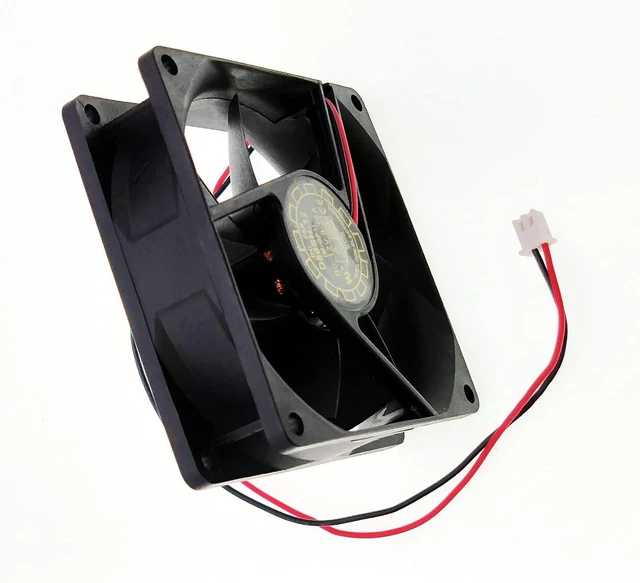 Alt view image 4 of 5 - New Power Supply Chassis Cooling Fan for YaLnFAN D80SH-12 8025 Size:80 * 80 * 25mm DC12V 0.18A 2-Wire 2-Pin