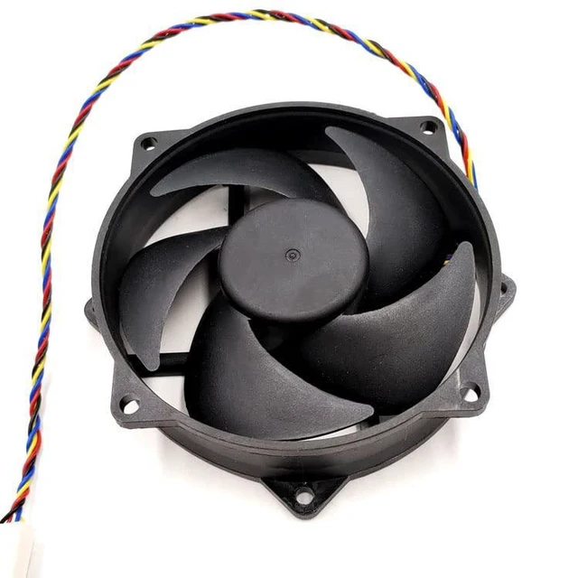Alt view image 5 of 6 - Replacement CPU Cooling Fan FA09025H12LPB Compatible with I3 I5 I7 775 DC 12V 0.36A 9CM 4-pin 4-Wire Size: 90 * 90 * 25MM