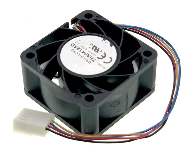 Alt view image 2 of 6 - New Cooling Fan for THA0412AD 4020, Axial high Airflow Cooling Fan DC 12V 0.60A 20.6CFM 5.16W 4-Pin 4-Wire Size:40 * 40 * 20mm.