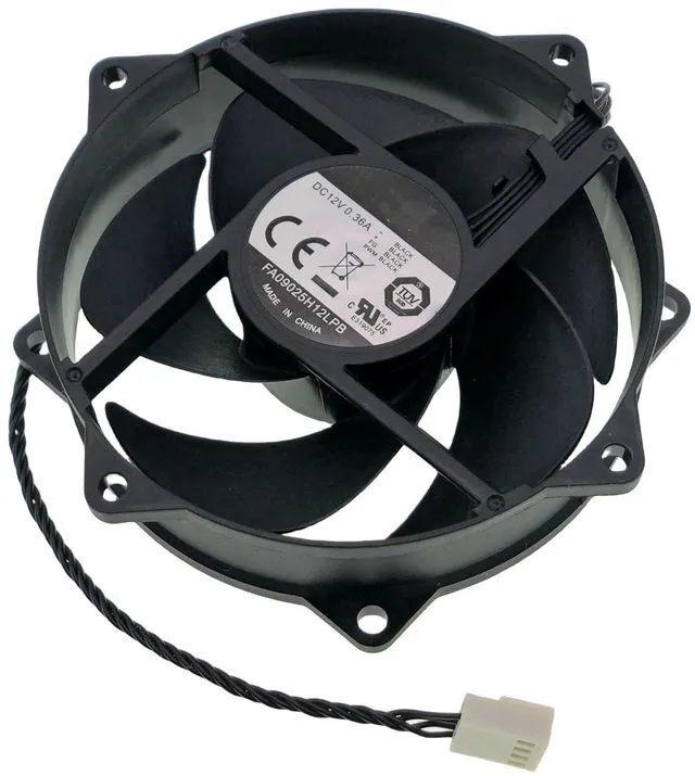 Alt view image 6 of 6 - Replacement CPU Cooling Fan FA09025H12LPB Compatible with I3 I5 I7 775 DC 12V 0.36A 9CM 4-pin 4-Wire Size: 90 * 90 * 25MM