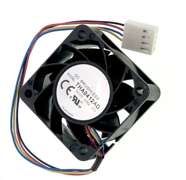 Alt view image 6 of 6 - New Cooling Fan for THA0412AD 4020, Axial high Airflow Cooling Fan DC 12V 0.60A 20.6CFM 5.16W 4-Pin 4-Wire Size:40 * 40 * 20mm.