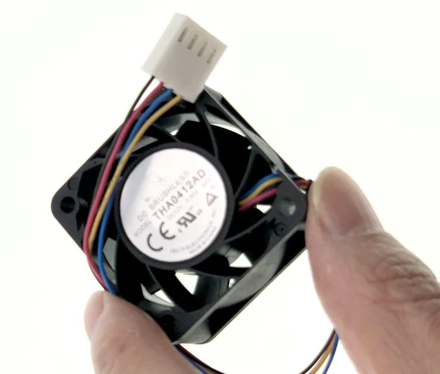 Alt view image 5 of 6 - New Cooling Fan for THA0412AD 4020, Axial high Airflow Cooling Fan DC 12V 0.60A 20.6CFM 5.16W 4-Pin 4-Wire Size:40 * 40 * 20mm.