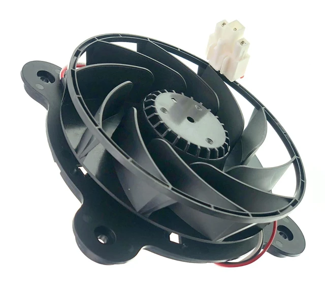 Alt view image 5 of 7 - 12035GE-12M-YT Refrigerator Cooling fan Motor Compatible with Samsung Haier Refrigerator, 3-Wire Variable Frequency Refrigerator Cooling Fan DC 12V 0.26A 100x100mm
