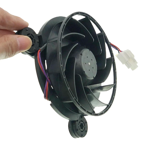 Alt view image 4 of 7 - 12038GE-12M-YT Refrigerator Cooling Fan Motor Compatible with Haier Refrigerator, 3-Wire Variable Frequency Refrigerator Cooling Fan DC 12V 0.26A