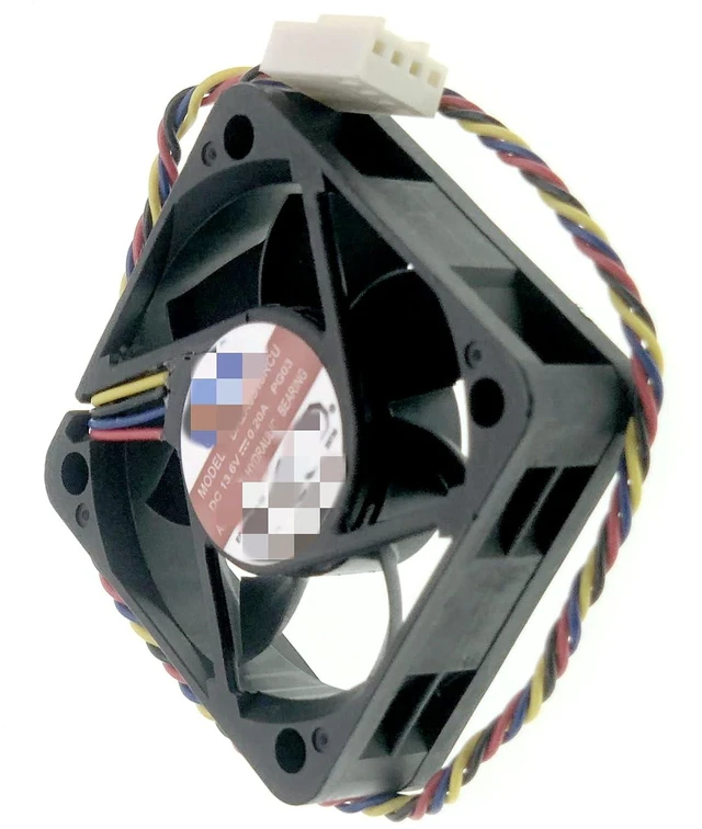 Alt view image 4 of 7 - New Silent Cooling Fan for DAZA0515RCU DC13.6V 0.20A 5CM 5015 Size: 50×50×15mm 4-pin 4-Wire.
