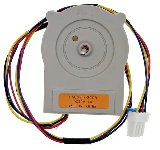 Main image of EAU63103205 Refrigerator Condenser Fan Motor Compatible with LG RefrigeratorsReplaces 4509125,73132,LFXS24663S,AP6235484, DC 12V 1A 4-Pin