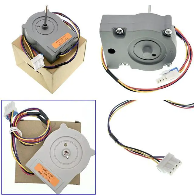 Alt view image 4 of 7 - EAU63103205 Refrigerator Condenser Fan Motor Compatible with LG RefrigeratorsReplaces 4509125,73132,LFXS24663S,AP6235484, DC 12V 1A 4-Pin