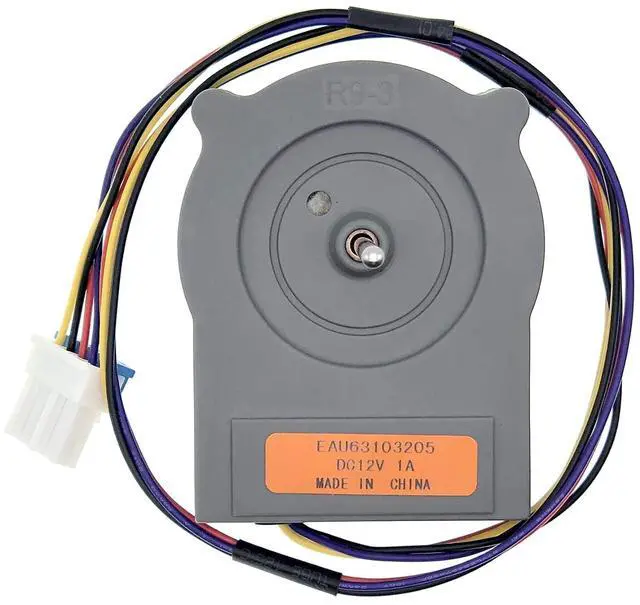 Alt view image 7 of 7 - EAU63103205 Refrigerator Condenser Fan Motor Compatible with LG RefrigeratorsReplaces 4509125,73132,LFXS24663S,AP6235484, DC 12V 1A 4-Pin