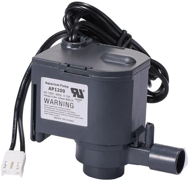 Alt view image 5 of 5 - AP1200 AC120V Commercial large flowing ice machine water pump Small circulation submersible pump Fit for HZB-30F,HZB-38F,HZB-32,HZB-45,HZB-65,HZB-90,HZB-120,HZB-160 Ice Maker 60Hz 0.13A Hmax:0.8m