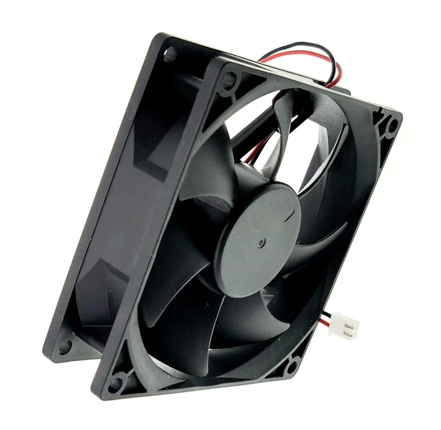 Alt view image 7 of 7 - New Cooling Fan for POWERYEAR PY-9225H12S DC 12V 0.35A 9025,Size: 90X90X25mm 2-pin 2-Wire DC Brushless Fan.