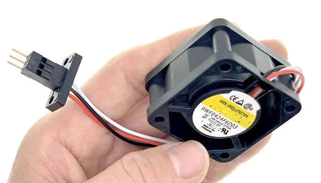 Alt view image 4 of 7 - New System Cooling Fan For SANYO DENKI A90L-0001-0507#A San Ace 40WF, P/N: 9WF0424F6D03, DC 24V 0.076A, For Fanuc Equipment Fan 3-Pin 3-Wire Size:40x40x20mm.