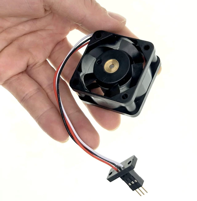 Alt view image 3 of 7 - New System Cooling Fan For SANYO DENKI A90L-0001-0507#A San Ace 40WF, P/N: 9WF0424F6D03, DC 24V 0.076A, For Fanuc Equipment Fan 3-Pin 3-Wire Size:40x40x20mm.