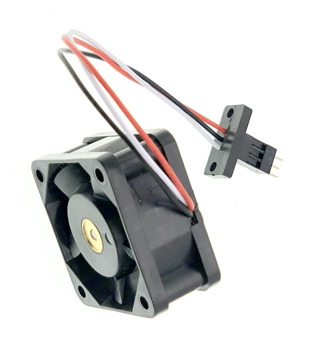 Alt view image 5 of 7 - New System Cooling Fan For SANYO DENKI A90L-0001-0507#A San Ace 40WF, P/N: 9WF0424F6D03, DC 24V 0.076A, For Fanuc Equipment Fan 3-Pin 3-Wire Size:40x40x20mm.