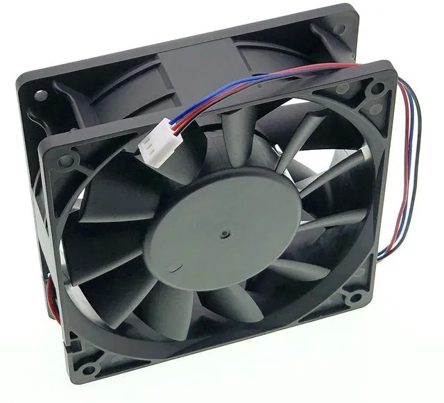 Alt view image 2 of 7 - New Cooling Fan for PFR1224UHE-CE75 12038 DC 24V 1.75A 3-Wire Size: 120X120X38mm