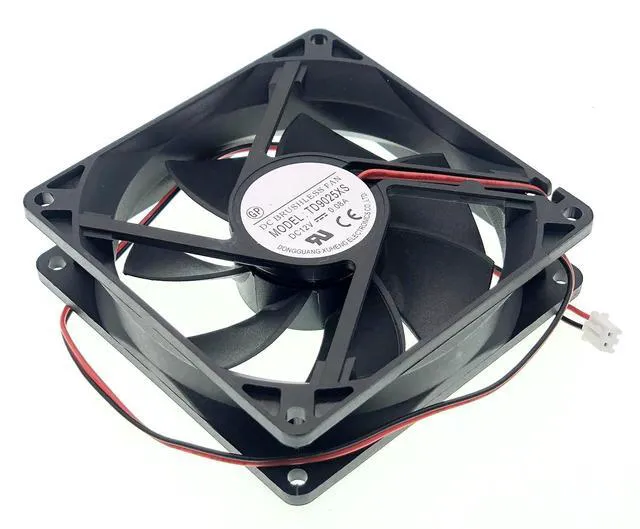 Alt view image 3 of 7 - New Cooling Fan for TONON TD9025XS, DC 12V 0.08A 9025 9CM Size:90x90x25mm 2-Pin 2-Wire Silent Cooling Fan.
