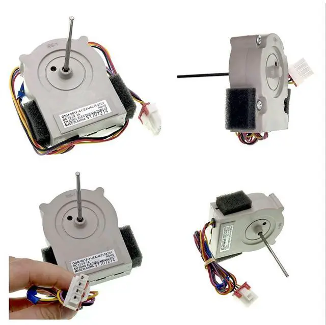 Alt view image 4 of 7 - EAU63103201 ODM-001F-41 Refrigerator Evaporator Fan Motor Fit for Kenmore, Kenmore Elite and LG Refrigerator, DC 12.0V 1A Shaft Length:60mm