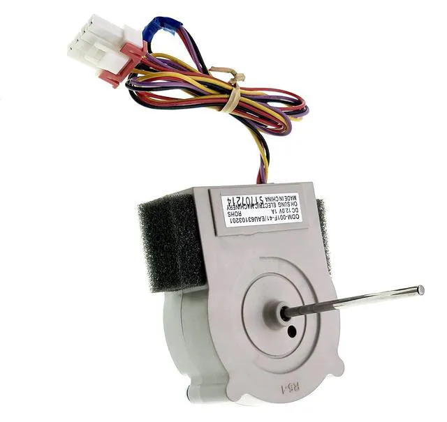 Alt view image 6 of 7 - EAU63103201 ODM-001F-41 Refrigerator Evaporator Fan Motor Fit for Kenmore, Kenmore Elite and LG Refrigerator, DC 12.0V 1A Shaft Length:60mm