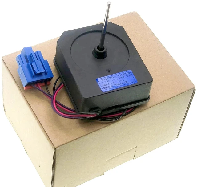 Alt view image 4 of 7 - 4681JB1029D RDD056X04 Refrigerator Condenser Fan Motor Assembly Fit for LG Refrigerator Replace Part Number: 1267566 AP4437783 EA3523330, DC 13V 1.51W Shaft Length:46mm