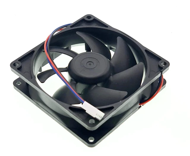 Alt view image 2 of 7 - New Cooling fan for D0925W14B7PZA58 DC14V 0.17A 9225 Waterproof Silent Cooling Fan 3-Wire Size:92×92×25mm