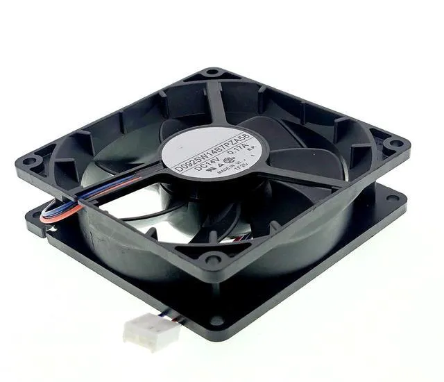 Alt view image 6 of 7 - New Cooling fan for D0925W14B7PZA58 DC14V 0.17A 9225 Waterproof Silent Cooling Fan 3-Wire Size:92×92×25mm