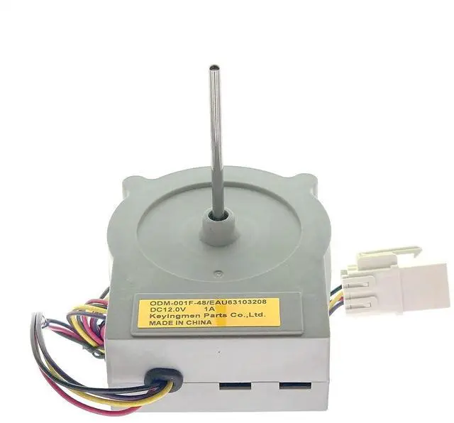 Alt view image 6 of 7 - EAU63103208 ODM-001F-48 Refrigerator Evaporator Fan Motor Fit for LG Kenmore, Replace 4324006, AP6028844, PS11761151 DC12V 1A 4-pin.