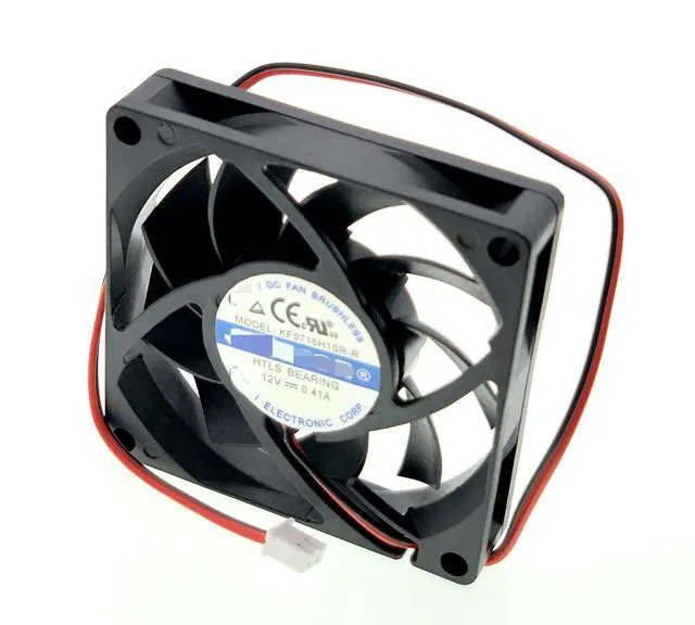 Alt view image 3 of 7 - New Cooling Fan for JAMICON KF0715H1SR-R DC 12V 0.41A 7CM 70MM Size:70 * 70 * 15mm