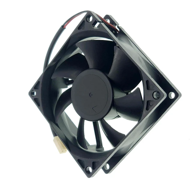 Alt view image 2 of 7 - New Cooling Fan for PL80S12H DC 12V 0.17A 2-Wire Size: 80x80x25mm.