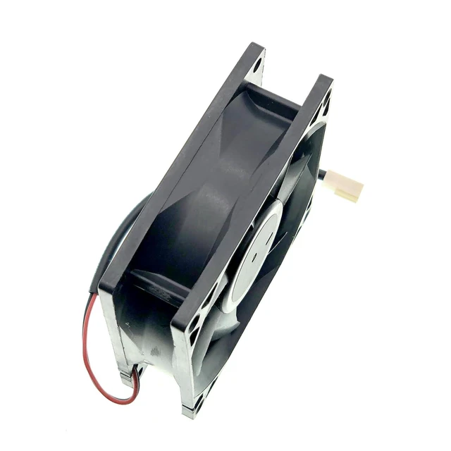 Alt view image 3 of 7 - New Cooling Fan for PL80S12H DC 12V 0.17A 2-Wire Size: 80x80x25mm.