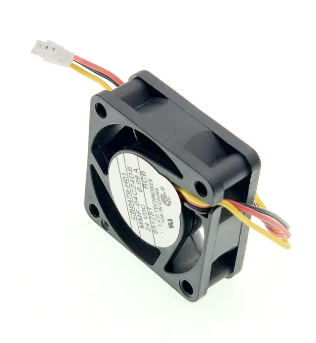 Alt view image 3 of 7 - New Cooling Fan for Mitsubishi MMF-04C24DS-RCB CB0479-H01 DC24V 0.09A, Size:40×40×15mm 4015 3-Wire Drive Cooling Fan.