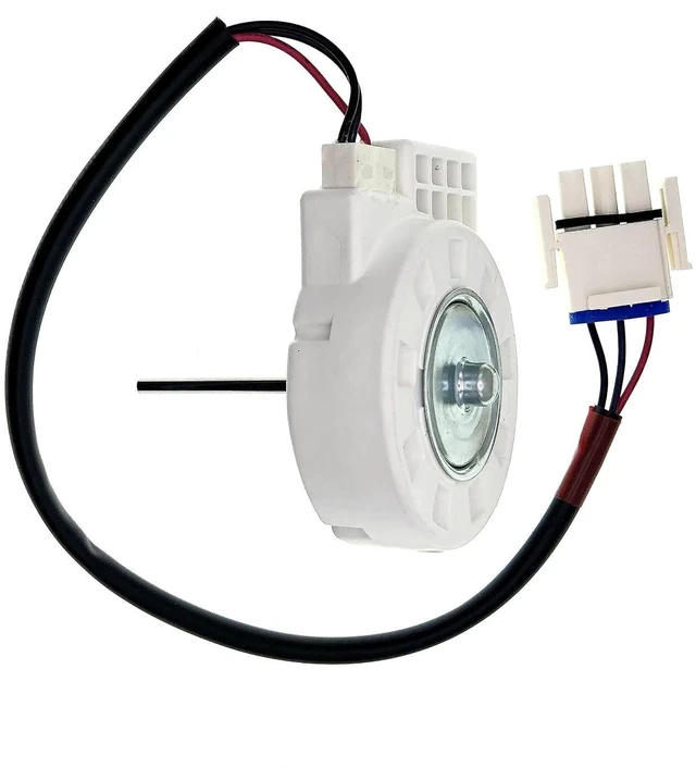 Alt view image 3 of 7 - 502404010024 ZWF-02-4 Refrigerator Evaporator Fan Motor for Midea, DC12V 4W 1850RPM Refrigerator Heat Sink Fan Motor, Shaft Length: 42mm,
