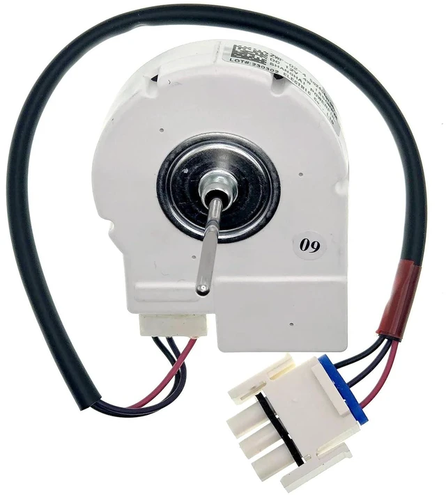 Alt view image 4 of 7 - 502404010024 ZWF-02-4 Refrigerator Evaporator Fan Motor for Midea, DC12V 4W 1850RPM Refrigerator Heat Sink Fan Motor, Shaft Length: 42mm,