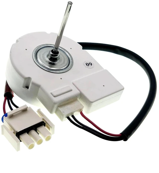 Alt view image 5 of 7 - 502404010024 ZWF-02-4 Refrigerator Evaporator Fan Motor for Midea, DC12V 4W 1850RPM Refrigerator Heat Sink Fan Motor, Shaft Length: 42mm,
