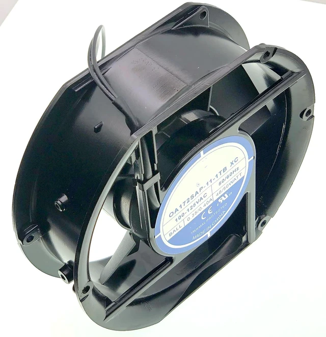 Alt view image 4 of 6 - New Cooling fan For OA172SAP-11-1TB XC AC100-125V 0.35/.040A 46/50W 50/60Hz 2-Wire 17CM Size:172x150x51mm.
