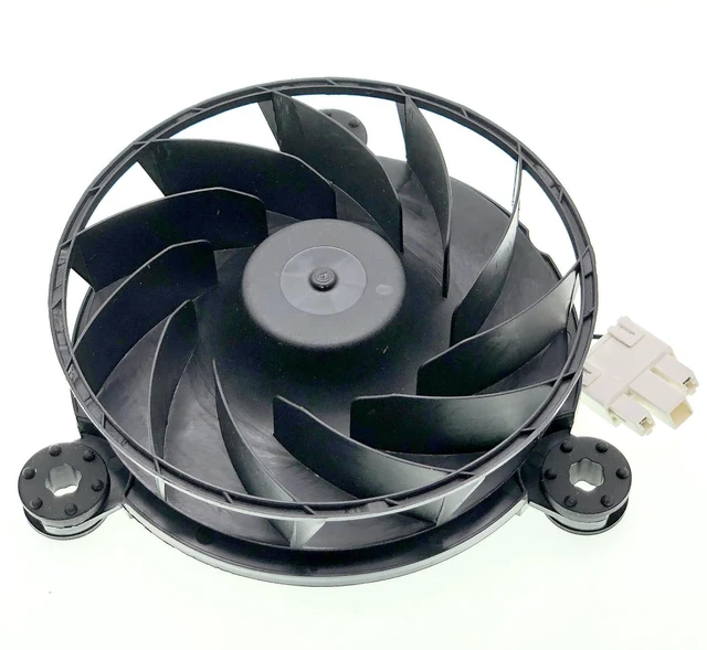 Alt view image 2 of 7 - GW12E12MS1CB-52 Refrigerator Evaporator Cooling Fan Compatible with Refrigerator, DC12V 0.22A Size:124x32mm.