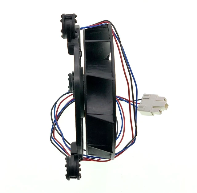 Alt view image 4 of 7 - GW12E12MS1CB-52 Refrigerator Evaporator Cooling Fan Compatible with Refrigerator, DC12V 0.22A Size:124x32mm.