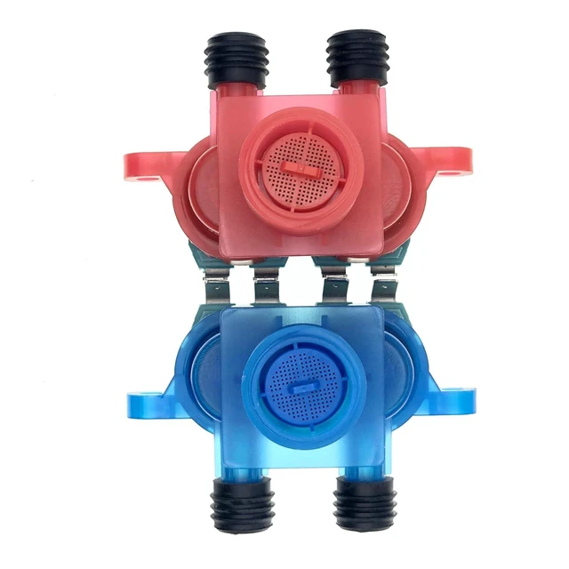 Alt view image 2 of 7 - W10240947&W10240949 Washing Machine Water Inlet Valve Fit for Whirlpool, Kenmore, Maytag Washer, Replaces W11220205, W109215168740, W10921514