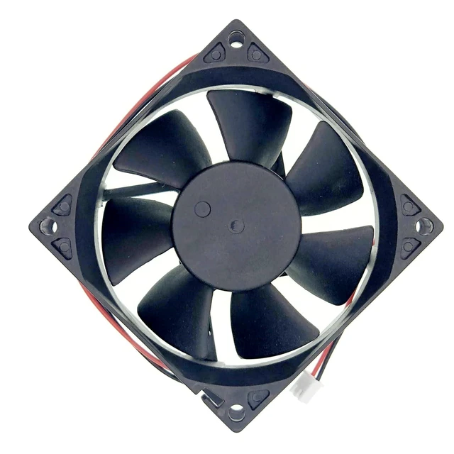 Alt view image 6 of 7 - for ADDA AD0824HB-A70GL DC24V 0.16A Size:80X80X25mm, 2-Wire Cooling Fan.