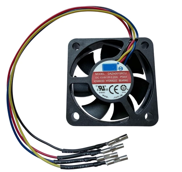 Alt view image 5 of 7 - for AVC DAZA0515RCU DC13.6V 0.20A 5015 50x50x15MM 2400 RPM 4-Wire Waterproof Cooling FanNo adapters Included