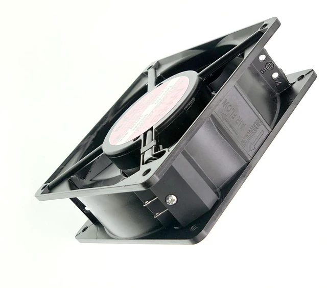 Alt view image 6 of 7 - For NMB 4715MS-22T-B50 220V 50/60HZ D644099 14/13W 12038 Aluminum Frame AC Cooling Fan.